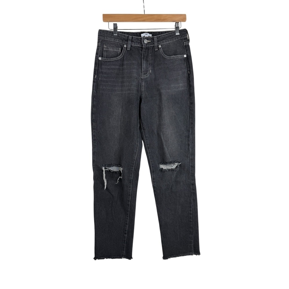 BP‎ Nordstrom Distressed Mom Jeans size 28 Black